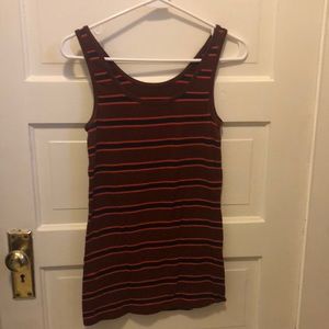 Orange, rust and blue. A New Day tank top. Size large. Gently used.